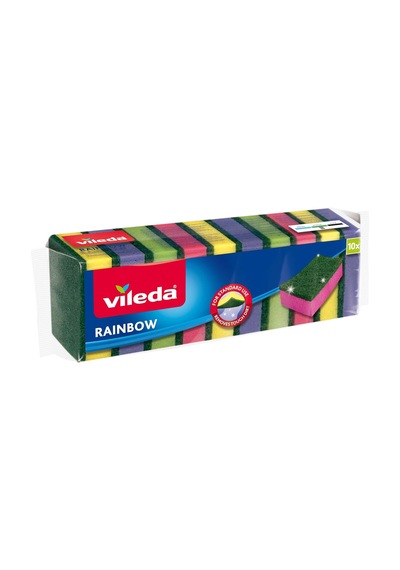 Ekonomik Bulaşık Süngeri, 10&apos Lu Ekonomik Paket, Rainbow 81937901