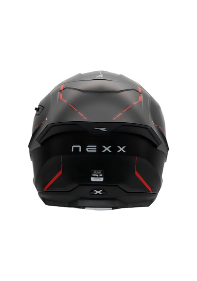 Nexx Y.100R React Kapalı Motosiklet Kaskı Kırmızı - Mat Siyah