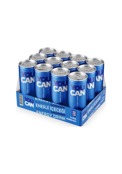 You Can Blue Edition Enerji İçeceği 250 ml 12'li