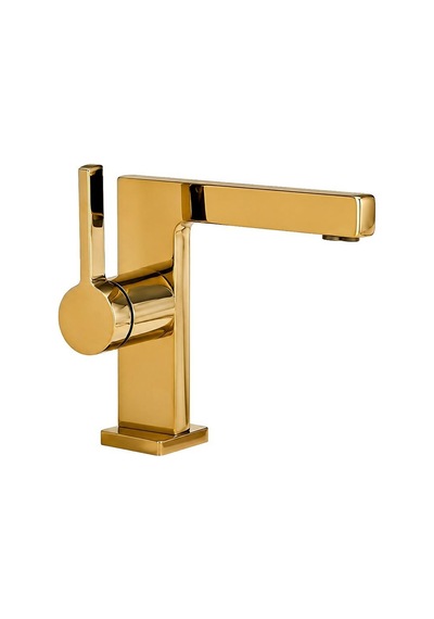 Sera Kısa Lavabo Bataryası Parlak Altın