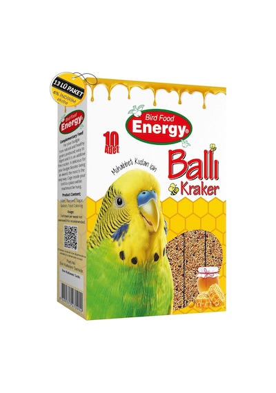 Energy Ballı Muhabbet Kuşu Krakeri 13 x 10'lu