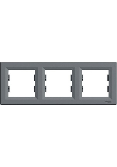Toptanelektrik Schneider Eph5800362 Asfora Çelik Üçlü Yatay Çerçeve