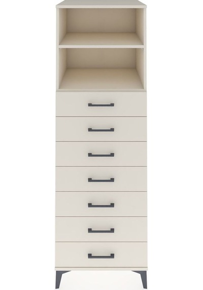 Kronos Dolap 2 Raflı 7 Çekmeceli 60x59x182 Aytaşı-aytaşı Aytaşı
