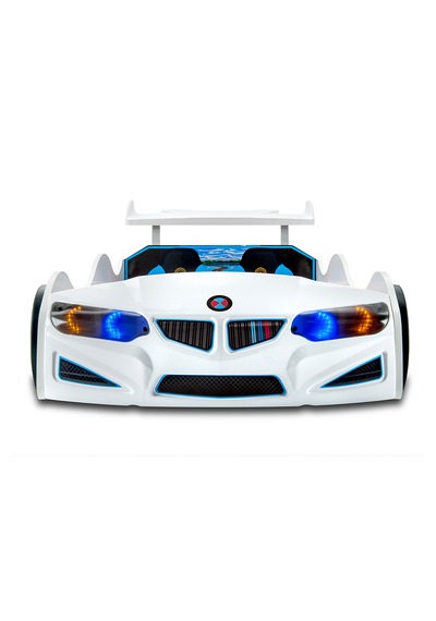 Gt1 - Bazalı Arabalı Yatak - Kumandalı, Sesli, Beyaz Tek Kişilik Gt1 - Bazalı Arabalı Yatak - Kumandalı, Sesli, Beyaz Tek Kişilik