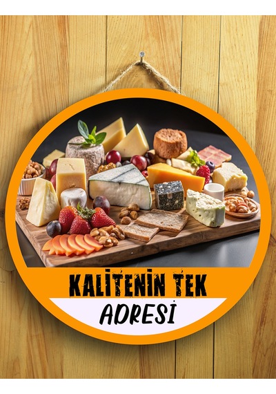 Mayeka Şarküteriler Marketler İçin Şarküteri Duvar Kapı Tablo Ahşap Askılı Pano Tabela