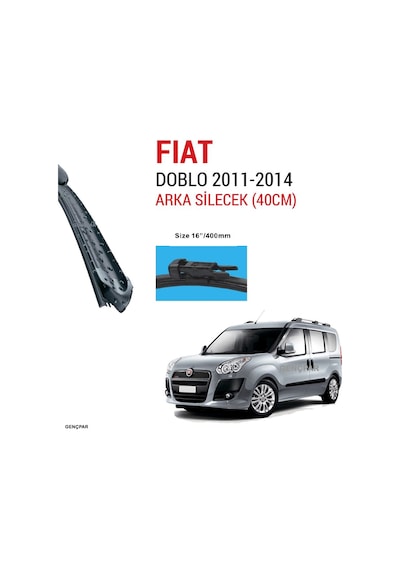 Fiat Doblo Arka Silecek 2011-2014 N11.272