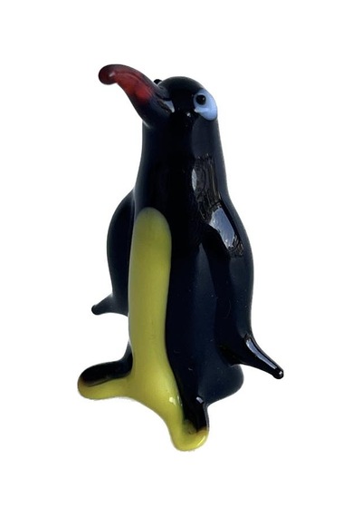 El Yapımı Murano Cam Penguen Biblo A10