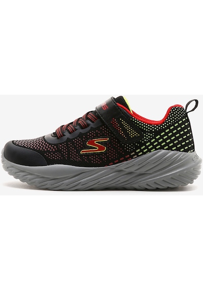 Skechers Nitro Sprint - Karvo Büyük Erkek Çocuk Siyah Spor Ayakkabı 403753L Bkrd Skechers Nitro Sprint - Karvo Büyük Erkek Çocuk Siyah Spor Ayakkabı 403753L Bkrd