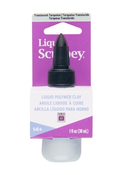 Sculpey Liquid Sıvı Polimer Kil 30 Ml. Transparan Turkuaz