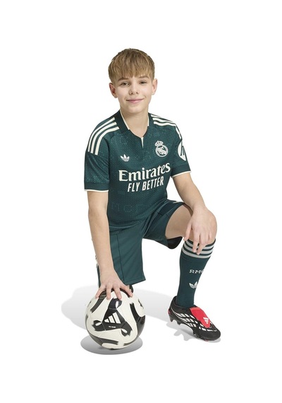 Adidas Çocuk Forma Real Madrid 26/27 Away Jersey Kids Kc3991 Yeşil