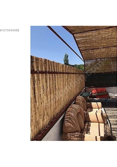 Hasır Kamış Balkon Çiti Dekarasyon 50 Cm X 6 Metre