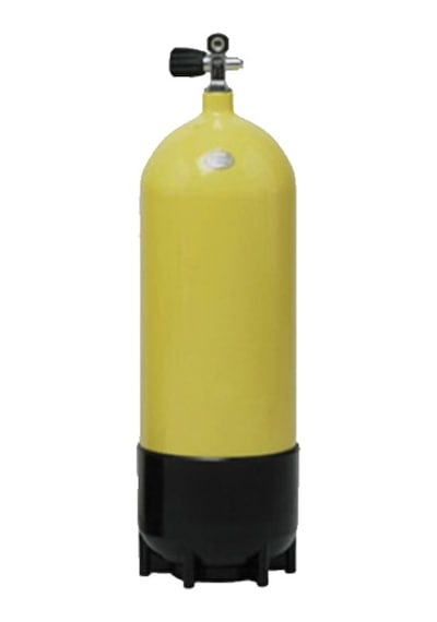 Faber 18 Lt Çelik Dalış Tüpu (Sarı)