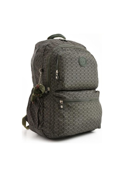 Baginn Unisex Kadın Sırt Çantası Gümlük Kullanıma Uygun Büyük Boy Seyahat Çantası 43 30 Cm Okul Çantası Haki