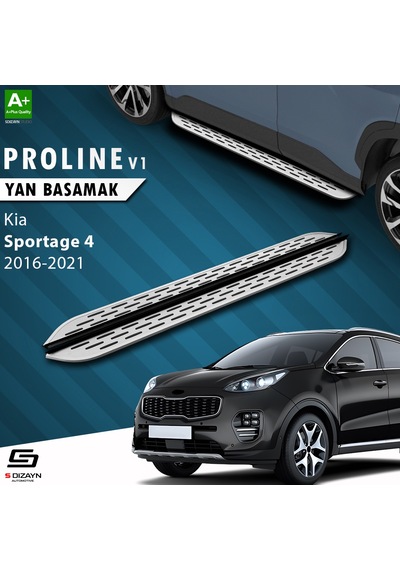 S-dizayn Kia Sportage 4 Oem Still Pro V1 Aluminyum Yan Basamak 173 Cm 2016-2021 A+ Kalite
