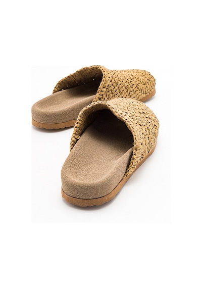 Luvishoes Loop Açık Taba Örme Kadın Terlik Açık Taba