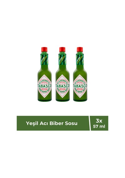 Yeşil Acı Biber Sosu 57 Ml X3