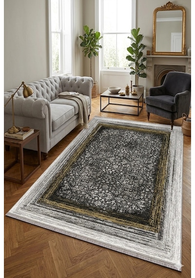 Efsane Halı 160x230 Esmira Koleksiyonu 34681-090 Siyah