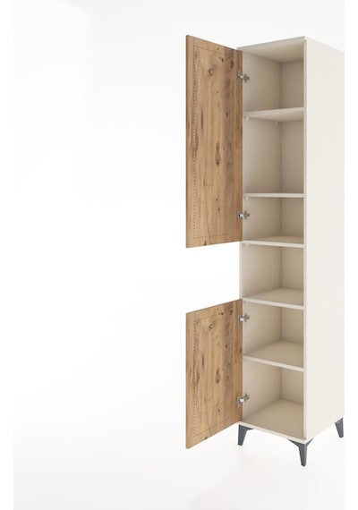 Hyperion Dolap 5 Raflı 2 Kapaklı 44x44x221 Aytaşı-çam Aytaşı