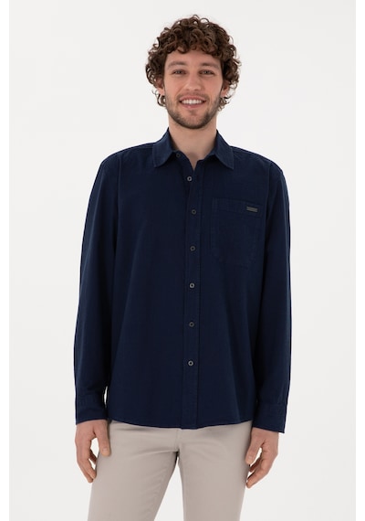 U.s. Polo Assn. Erkek Koyu Mavi Gömlek Jean 50304363-dn0023 Dark Blue Mavi