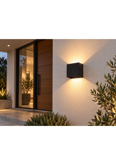 Noas Yl83 6012 Assos Dekoratif Led Aplik 3200k Gün Işığı Siyah