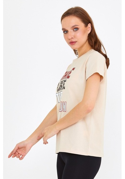 Brz Collection Baskılı Kadın T-Shirt