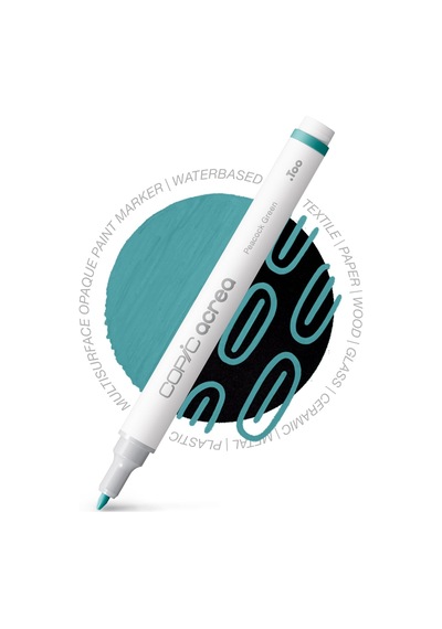 Copic Acrea - Peacock Green .