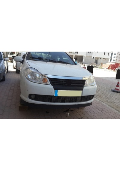 Renault Symbol 08-12 Uyumlu Body Kit Ön Tampon Eki Kırılmaz Yumuşak Lip Mat Siyah