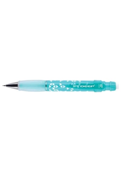 Serve Deep Üçgen Baskılı Mekanik Uçlu Kalem 0.7 Mm Nane Yeşili Diğer