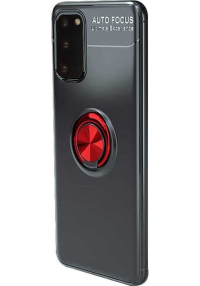 Galaxy S20 Yüzüklü Standlı Manyetik Kamera Korumalı Kılıf