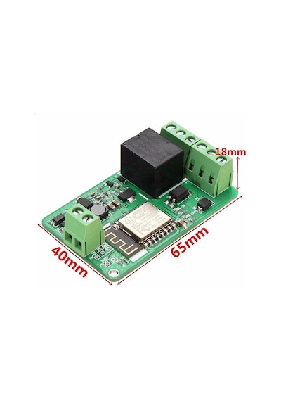Esp8266 Wifi Röle Modülü 10A Dc 7-30V