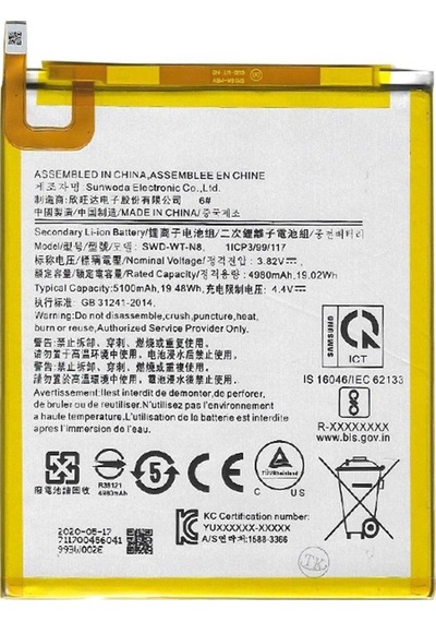 Samsung Galaxy Uyumlu Tab A 8 Sm-t290 Batarya Pil
