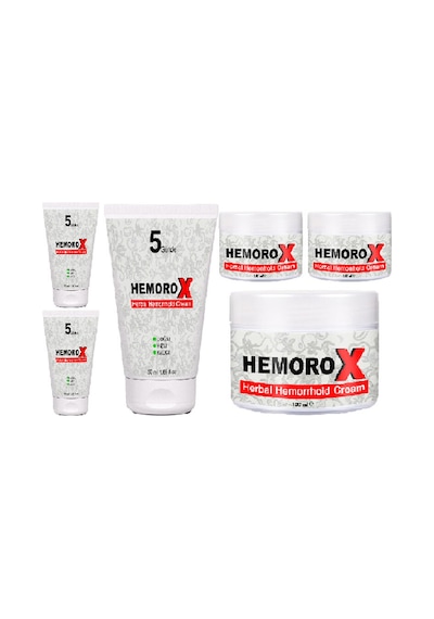 Hemorox Kremi Seti - 3er Tane Kavanoz + Tüp Krem