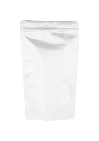 Packtory Beyaz Mat Kilitli Doypack Ambalaj 16X27+4 cm. 500 Gr. -50 Adet