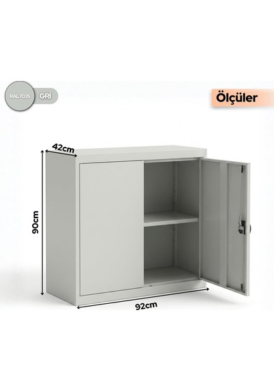 Metal Dosya Dolabı, Ofis Arşiv Dolapları Gri