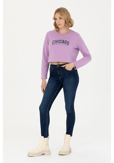 U.s. Polo Assn. Kadın Lila Sweatshirt 50271650-vr034 Lila