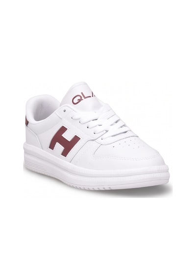 Ayakkabı Fuarı Elit Asqla1457 Kadın Klasik Sneaker Beyaz