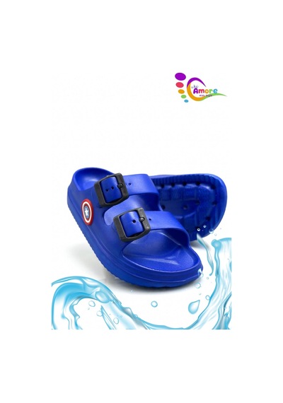 Sermoda Çift Toka Hafif Eva Yazlık Plaj Çocuk Terliği Havuz Terliği Lavabo Terliği K Saks Mavi Sermoda Çift Toka Hafif Eva Yazlık Plaj Çocuk Terliği Havuz Terliği Lavabo Terliği K Saks Mavi