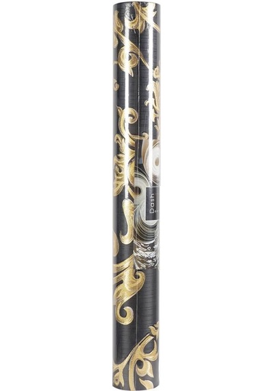 Duvar Kağıdı Siyah&Altın Damask Dash Design Gold Collar -Vinil