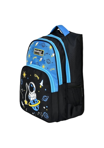 Waddell Çanta Sİyah Mavi Astronot İlkokul Çantası - Waddell Bag E