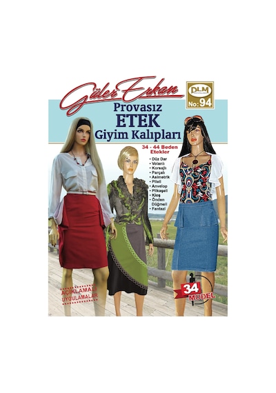 Güler Erkan Provasız Etek Giyim Kalıpları No:94