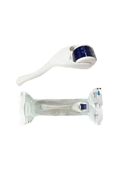 1.0mm Beyaz Dermaroller Masaj Tarağı 540 Iğneli Dr.dermalok 1mm Saç, Yüz, Vücut Karışık