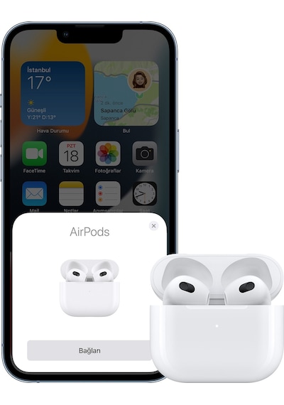 Apple AirPods 3.Nesil MME73TU/A ve MagSafe Şarj Kutusu Bluetooth Kulak İçi Kulaklık