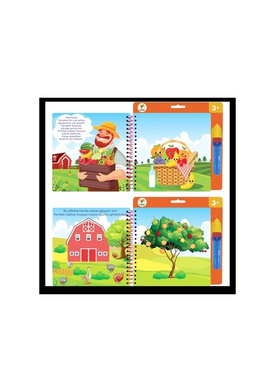 Lino Aqua Magic Book Su İle Boyama Kitabı Çiftlik Tfl-1007
