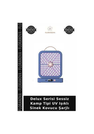 Delux Serisi Sessiz Kamp Tipi Uv Işıklı Sinek Kovucu Şarjlı