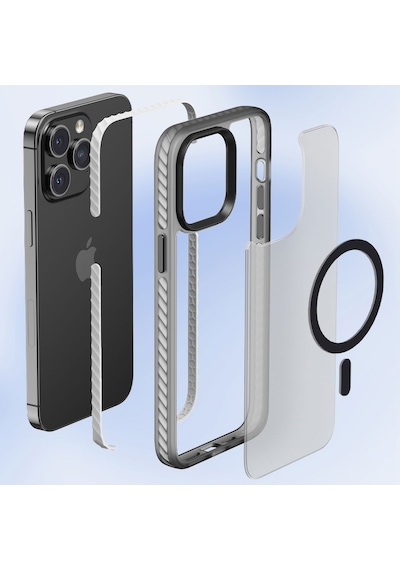Apple Uyumlu iPhone 14 Pro Max Mat Arka Yüzey Wireless Şarj Özellikli Zore Locik Kapak