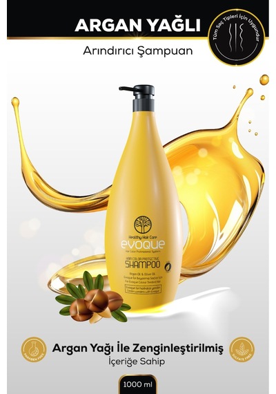 Argan Yağlı Arındırıcı Şampuan