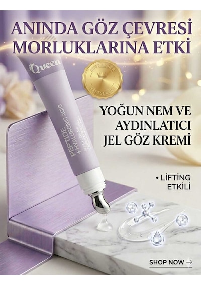 Ice Queen Peptit + Hyalüronik Asit Jel Göz Kremi 15 ML