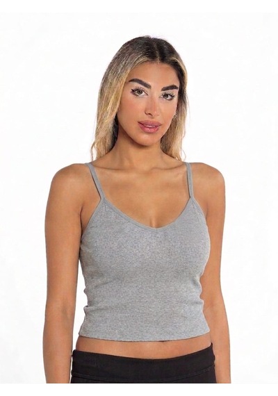 Defnem 8102 Pedli Kaşkorse Crop Gri