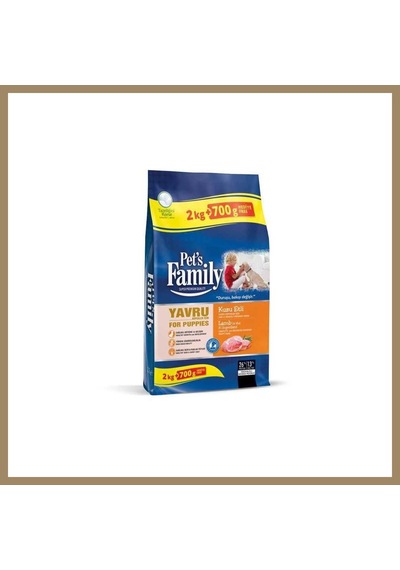 Pets Family Yavru Köpek Maması Kuzu 2000+700g 1 Adet 22