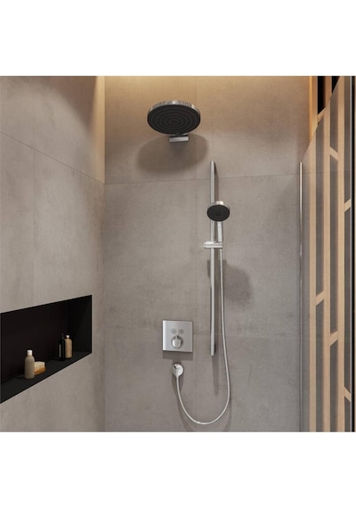 Hansgrohe Showerselect Termostatik Batarya, Ankastre, 2 Çıkış İçin Krom Krom